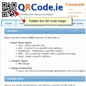 Publish QR Code Image